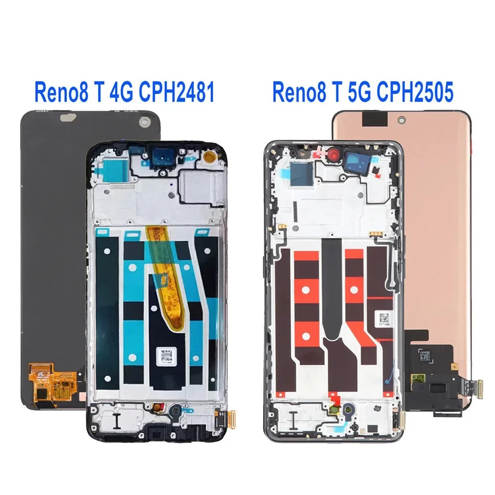 Oppo Reno8 Pro beeldscherm Touchscreen – Snelle telefoon- en