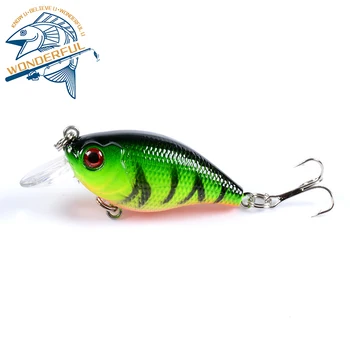 57mm 7g Plastic Bionic 3D Eyes Multi Colors Diving Wobblers Fishing Hard Crankbait Lure – Hard Lure – view 4