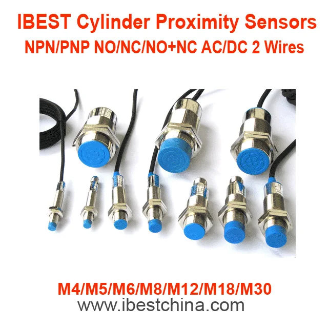 IBEST M8 Connector NPN PNP 5Vdc 12V 24V Waterproof Metal Detector Inductive Inductance Approach Proximity Limit Switch Sensor