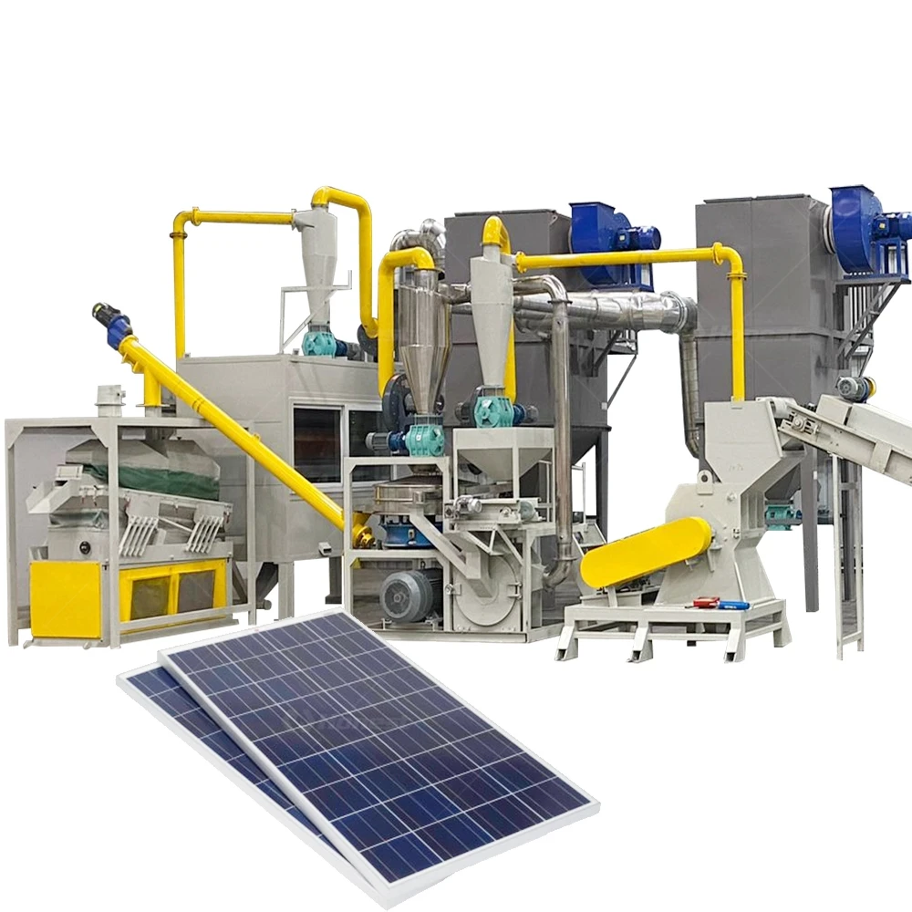 Automatic Solar Panel Recycling Production Line Solar Cell Breaks Recycling Solar Panel Recycling Machine Circuit Board
