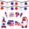 Imán personalizado para refrigerador del Día de la Independencia#10 (reflector de panal)