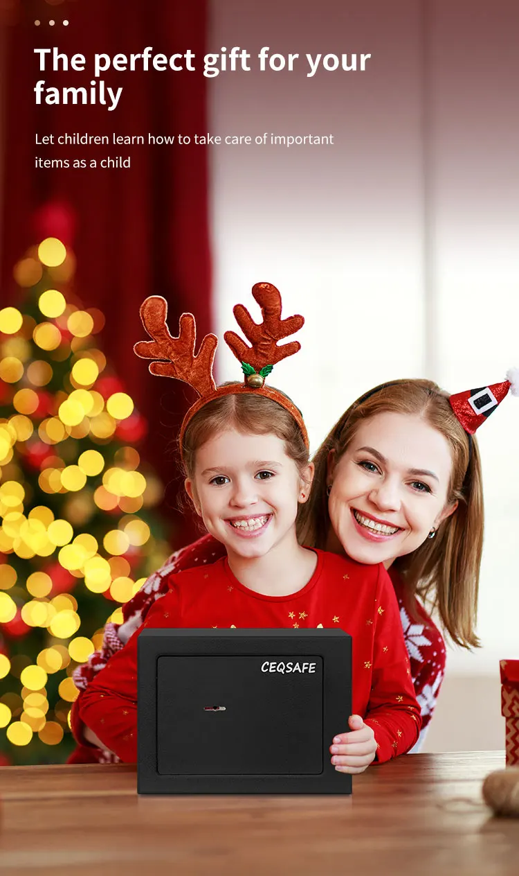 CEQSAFE American Hot Selling Home Safe Box Deposit Digital Keypad Small Safe Mini Safe Box manufacture