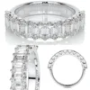 Emerald Cut Wedding Band
