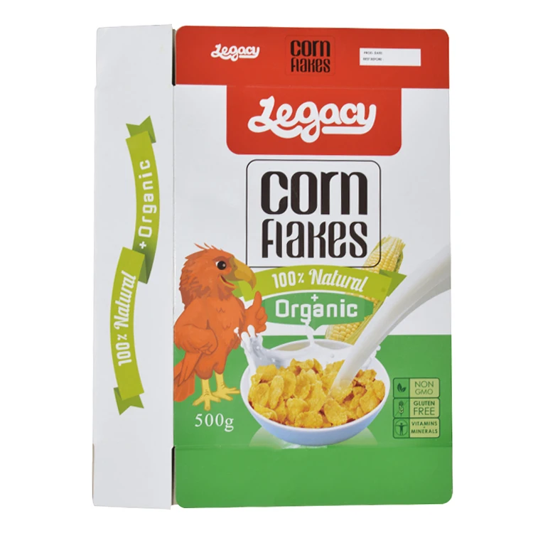 Customize Food Box Packing Mini Small Cornflakes Packaging Nacho Chips Food Boxes Nachos Box