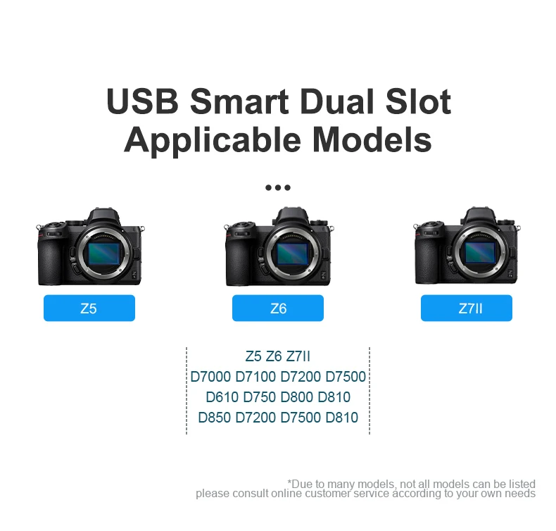 Smart LCD Display 2-Channel EN-EL15 Battery Dual Fast Charger for Nikon Z5 Z6 Z6 II Z7 Z7II D600 D610 D600E D800 D810 Cameras factory