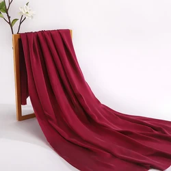 Non-toxic plain dyed stain fabric 14M/M stretch red mulberry silk charmeuse fabric NO 2