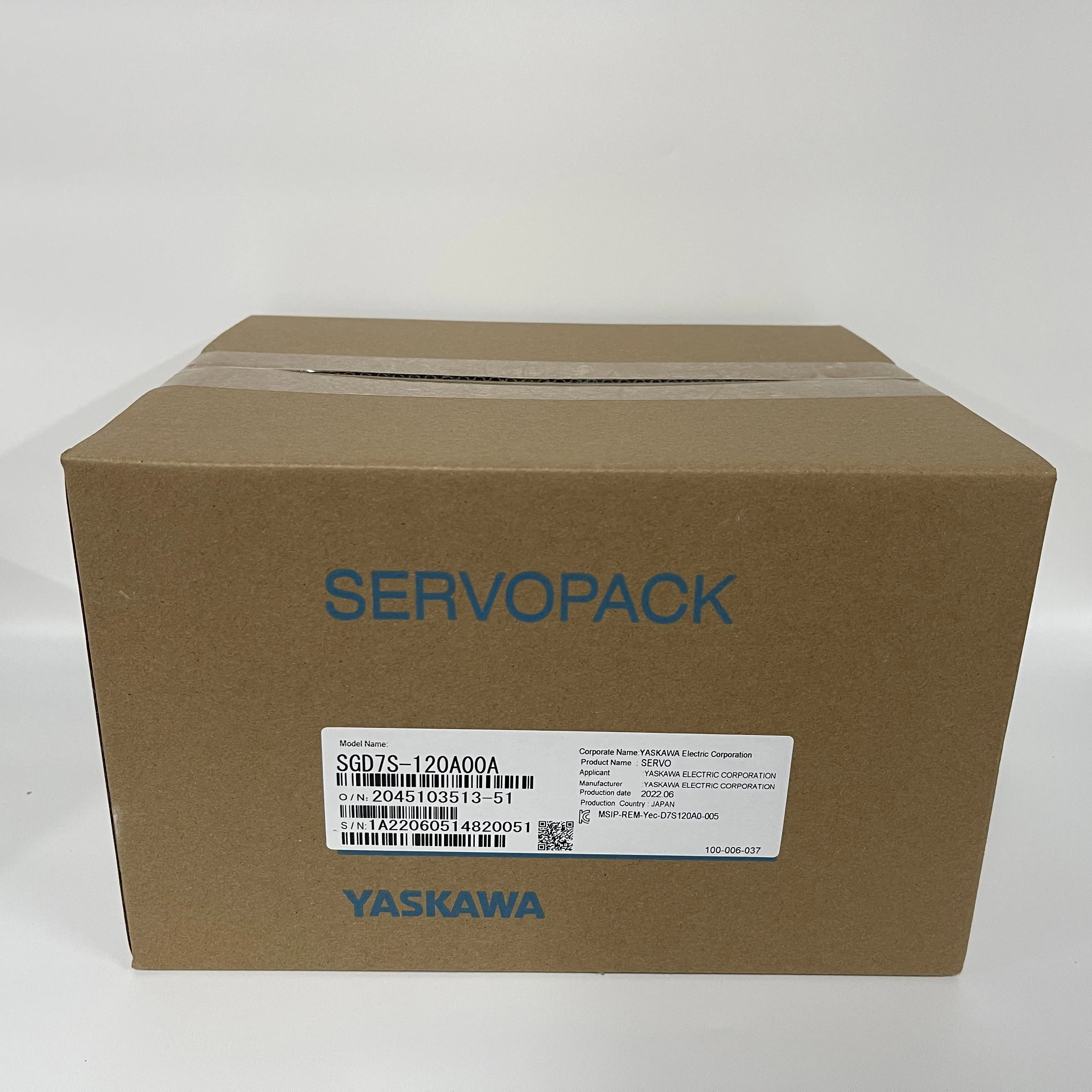 YASKAWA Servo Driver (Servopack) SGD7S-120A00A YASKAWA Servo Driver (Servopack) SGD7S-120A00A