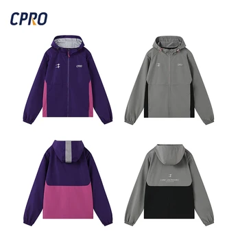 2025 Custom Men's Jogging Lightweight Hooded Windbreaker Nylon Jacket With Waterproof Polyester Fabric