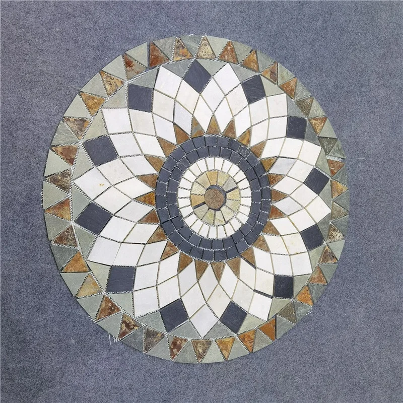 product cheap price china manufacturer natural stone rectangle white marble mosaic tiles with brown vein for house hotel restaurant wall-4