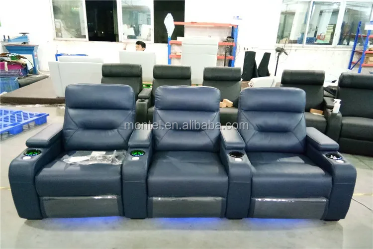 4 Seater Electric Cinema Sofa Home Theater Seating Furniture Cinema