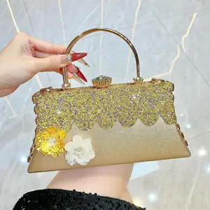 New Diamond Encrusted Handbag Fashion Evening Bag for Women Light Luxury Single Shoulder Crossbody Bag