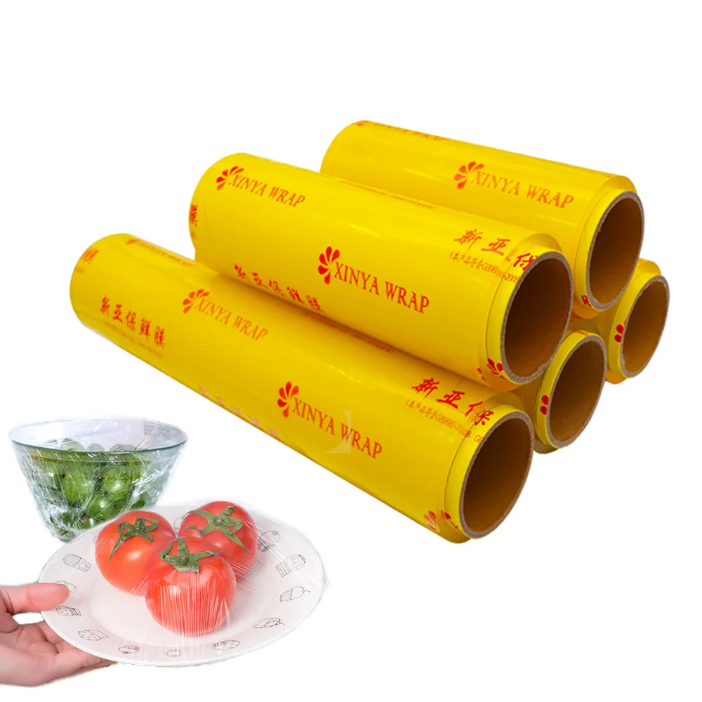 Keep Food Fresh Plastic Wrap / Pvc Cling Film For Food Grade / Soft