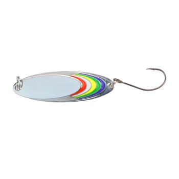 Luya Zinc Alloy Factory Direct Horse Mouth Oblique Cut Single Hook Bait Sequins Far Cast Freshwater Fishing Bass Cocked – Hooks – view 2