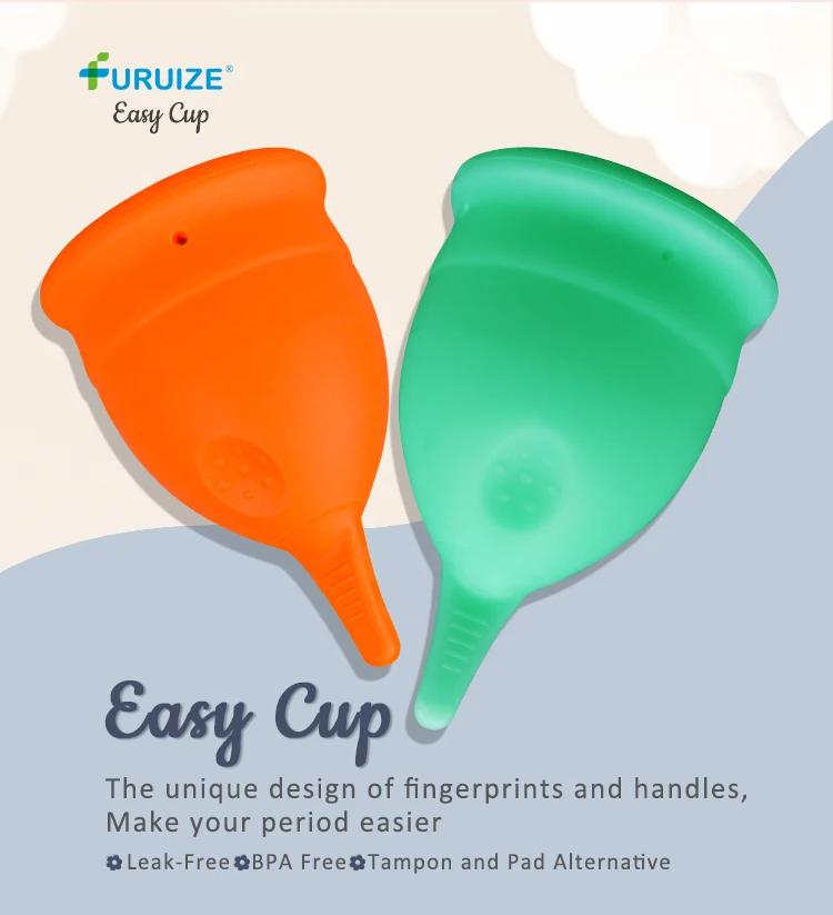Ecofriendly New Reusable Ladies Period Cup 100 Grade Medical Silicone