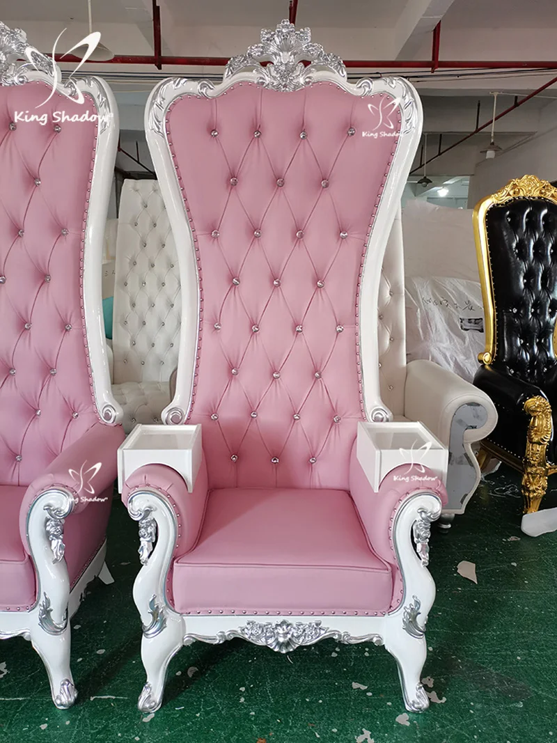 pink queen chair