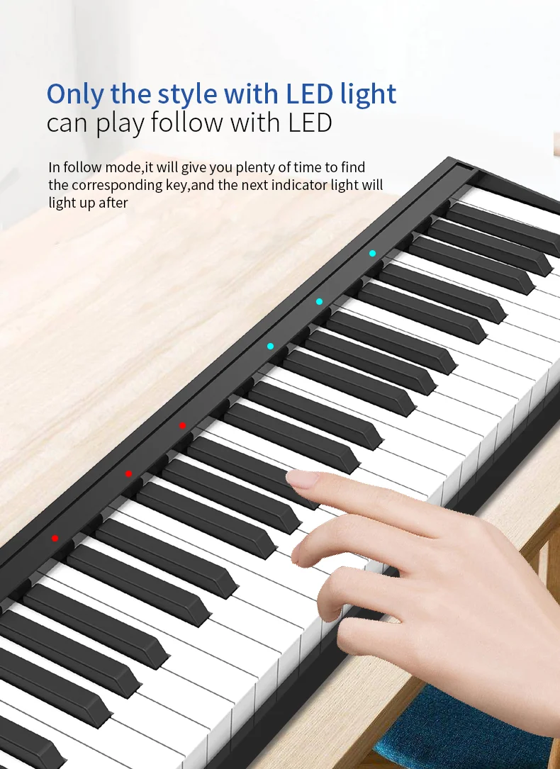 88 Key Keyboard Musical Instrument Electronic Piano Keyboard With