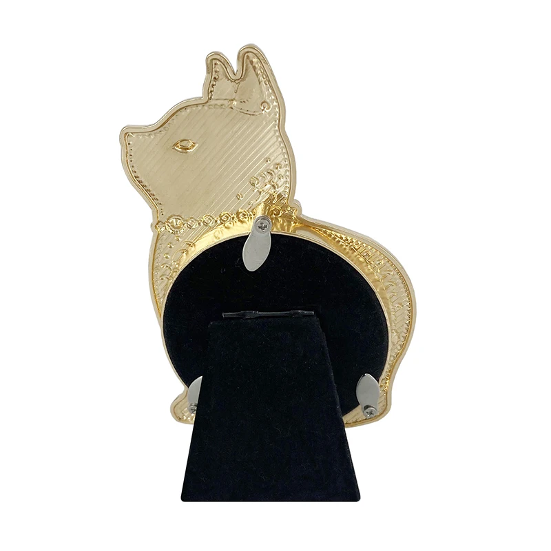 Cat Shape Photo Frames  Enamel Zinc Alloy Metal Photo Frame for Home Decoration Wedding Gift