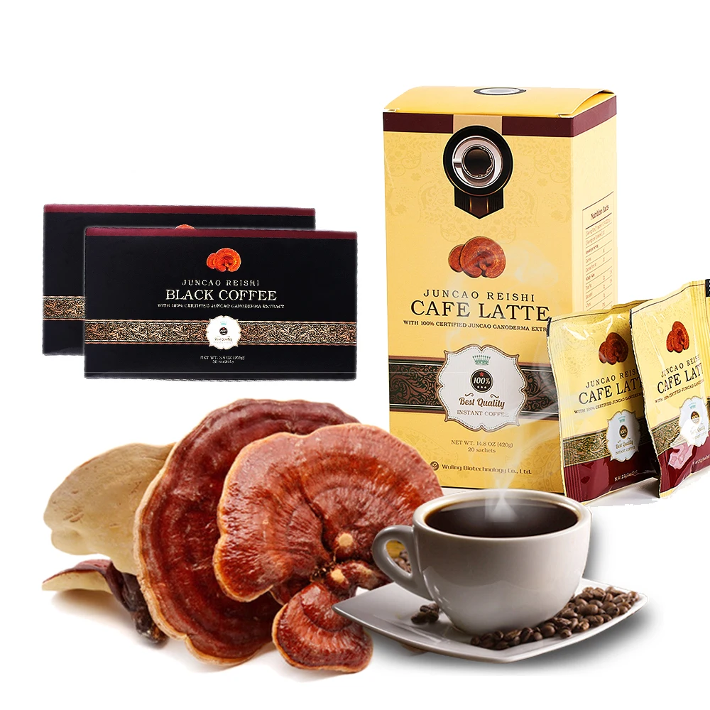 Reishi (Ganoderma) Mushroom and KING Coffee