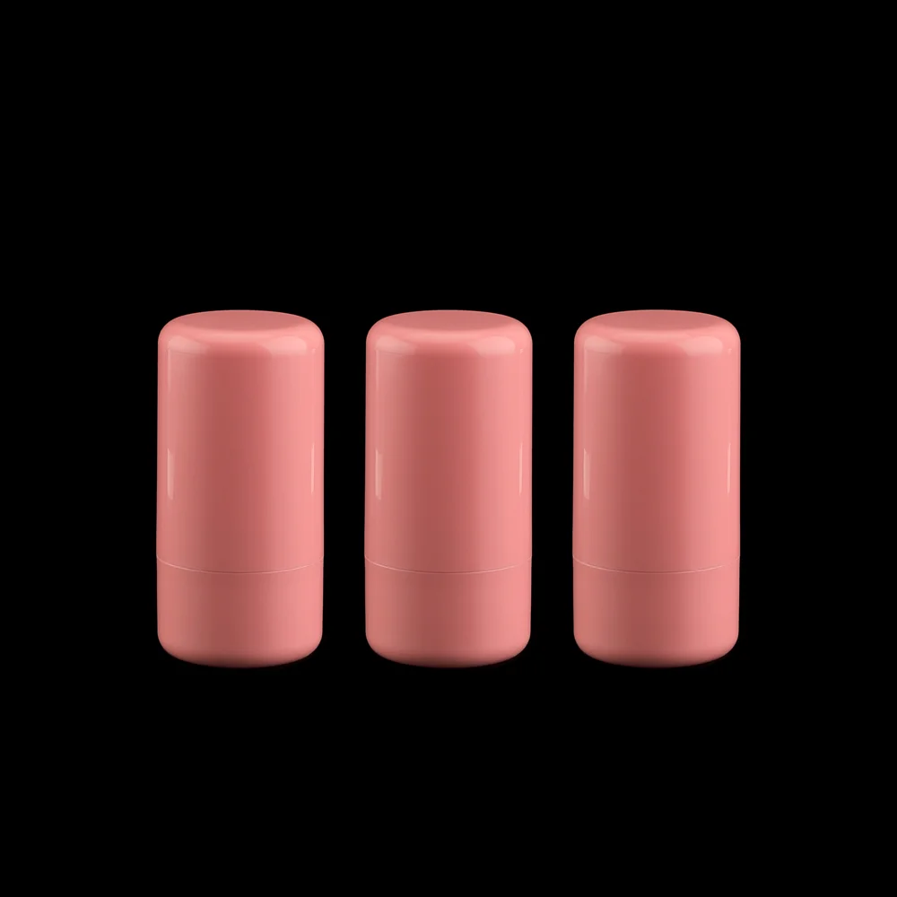 TB203 New Lip and Cheek Dual-purpose Pocket Blush Cream Stick Wrapping Material 5g Lipstick Tube Rotating Empty Pink Tube