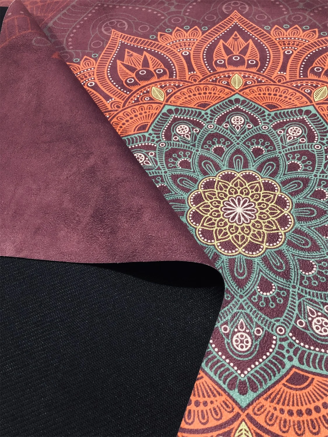 1 мм экологически чистый резиновый замшевый Коврик для йоги с индивидуальным принтом