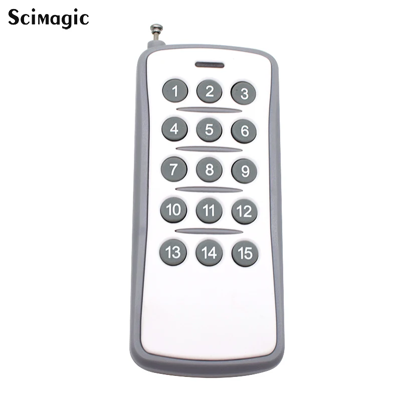 433 MH 1527 EV1527 433mhz Learning Code Remote Controller 15CH RF Wireless Remote Control  Transmitter