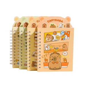 Capibala Kawaii Cute Instagram Style Girl High Appearance Level Student Cute Spiral Custom Ring Notebooks