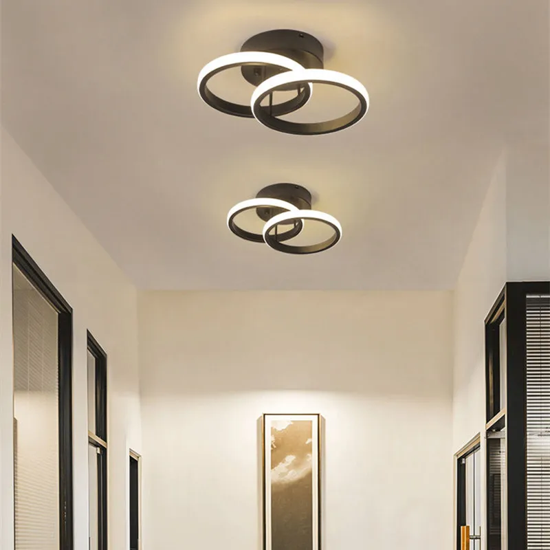 Hot Sale Simple Corridor Lamp Hall Entrance Porch Balcony Small LED Ceiling Lights Cloakroom Acrylic Fixture Lights