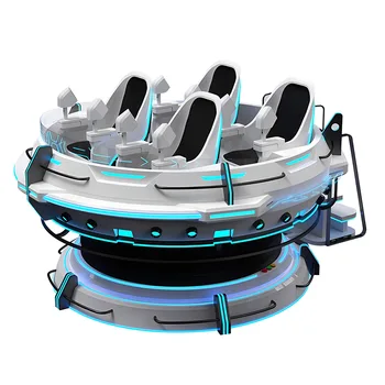 VR UFO Simulator 9D VR Game Machine Virtual Reality Multiplayer 9D Gun Shooting UFO Thunder Battle Game for Adults