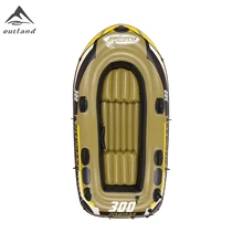 Outdoor folding thickened wear-resistant kayak automatic inflatable rubber boat hovercraft