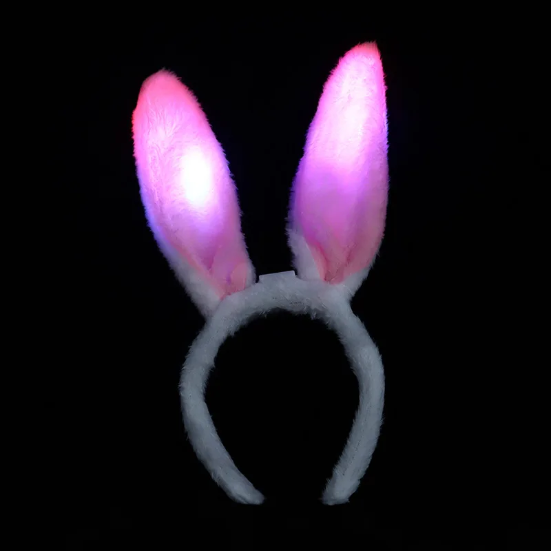 Easter Rabbit Costume Accessories Light Up Rabbit Ears Headband