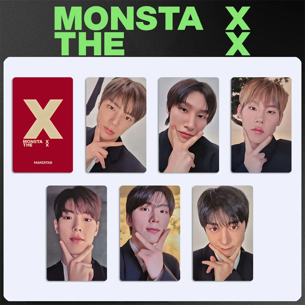 6Pcs/Set Kpop MONSTA X the X New Album Selfie LOMO Card Shownu