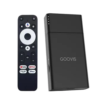 GOOVIS D4H1 Portable Android TV Streaming Box with 8000mAh Power