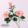 Fleur d'hibiscus orange 82cm