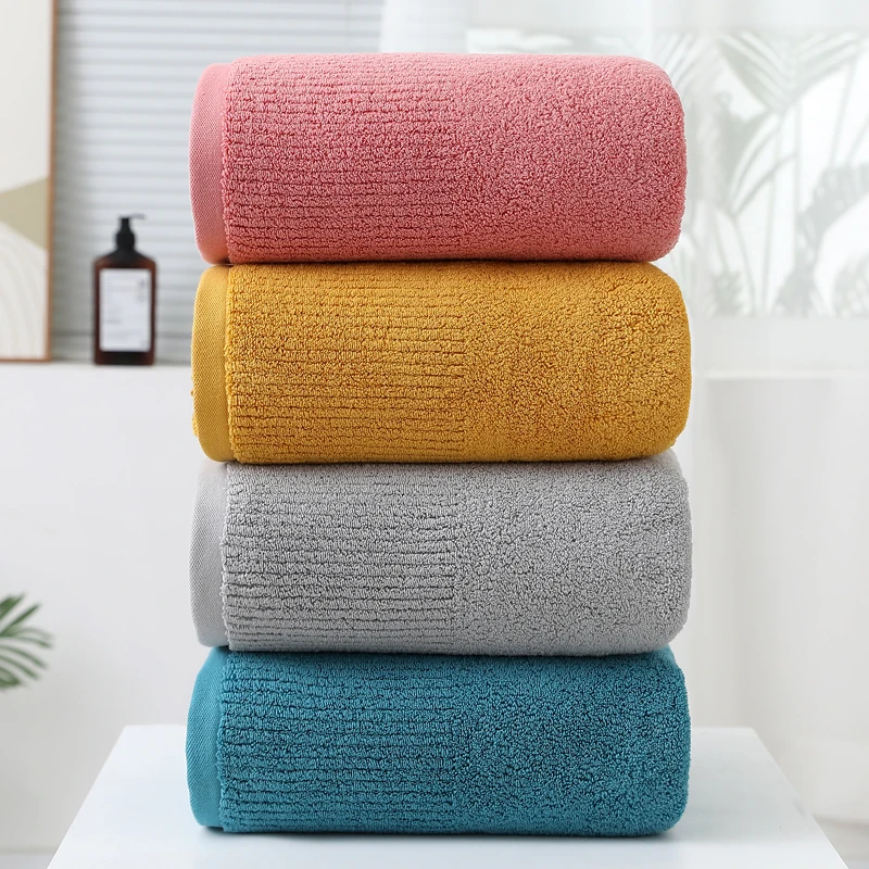 Large 100% Cotton Bath Towels Super Large Soft High Absorption and Quick Drying Hotel Big Bath ...