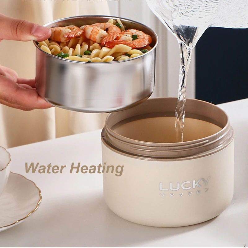 Portable Stainless Steel Vacuum Insulated Bento Lunch Box Multiple Capacities LeakProof Bag Microwaveable Food for Newborn