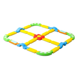 Colorful Indoor Home Vestibular Exercise Toy Plastic Balance Tactile Board with Unicycle Bridge Beam Splicing Toy