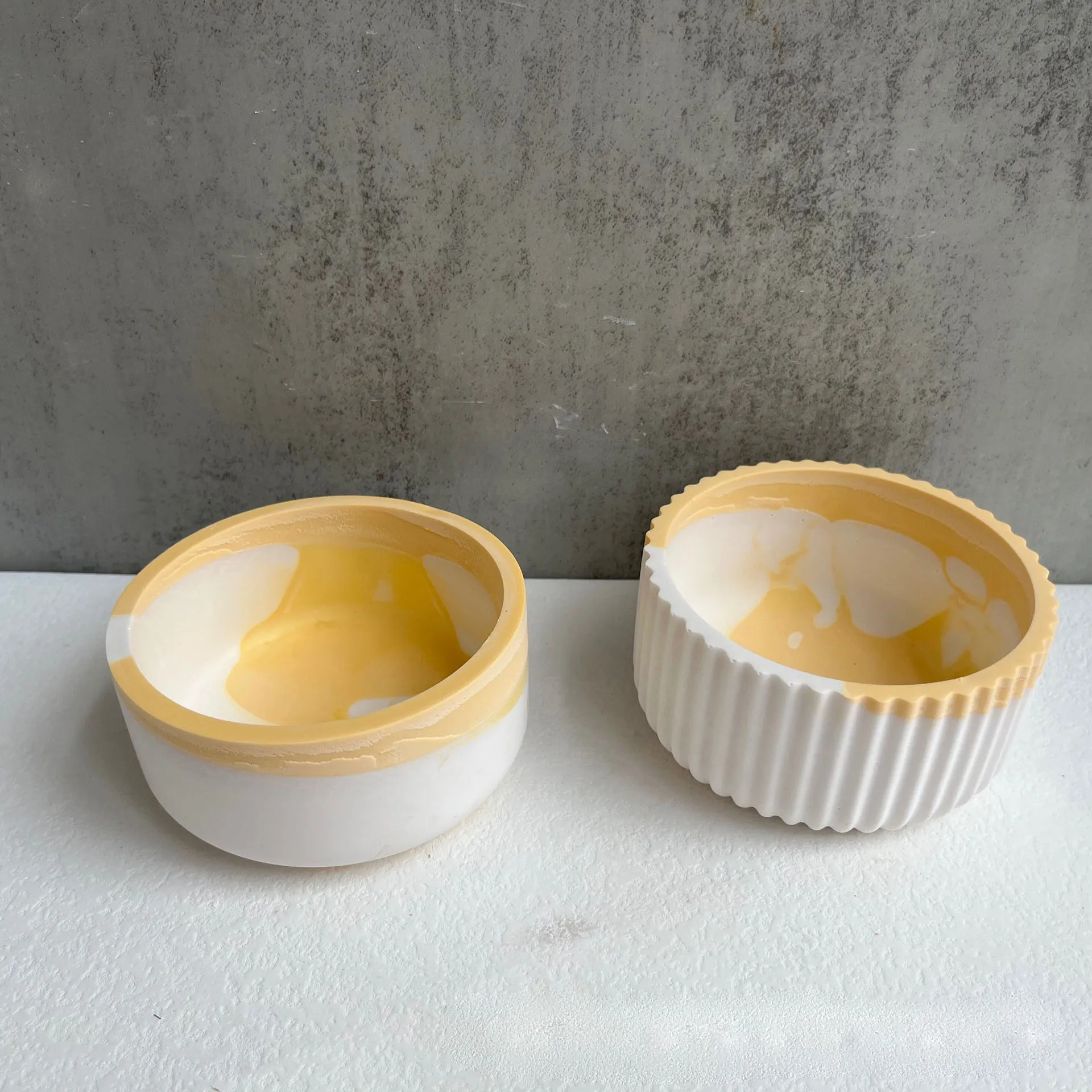 Silicone Mold for Cement Candle Jar, Candle Jar Mold Silicone, Concrete Candle Jar Mold Silicone