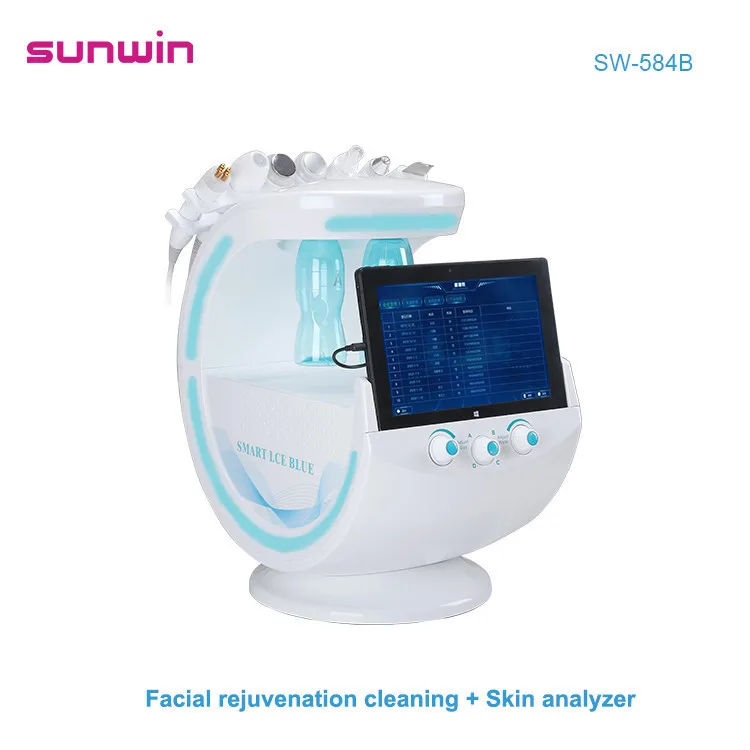 Moji AI profession intelligent imager face skin texting scanner 3d facial skin camera color analyzer machine facial