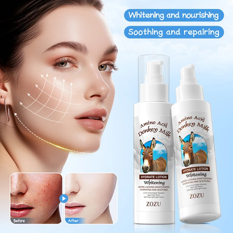 ZOZU Private Label Donkey Milk Facial Serum with Vitamin C