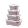 Pink [four-piece lunch box]