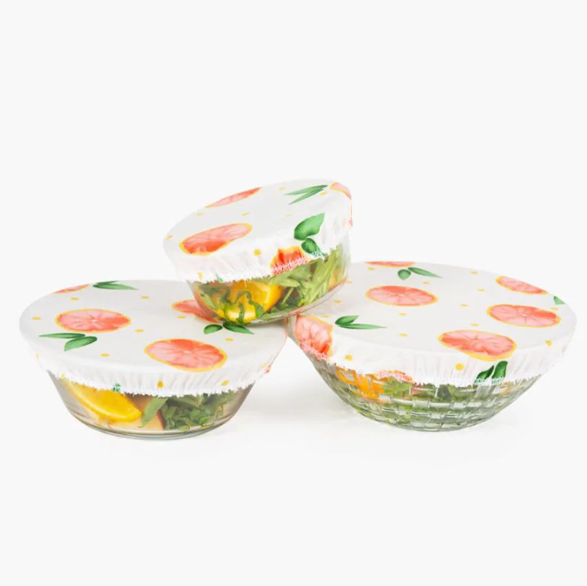 屋外コットンフードカバー弾性エッジングコットンボウル蓋カバー再利用可能なフードボウルカバー Buy 再利用可能な食品ボウルカバー,綿ボウル