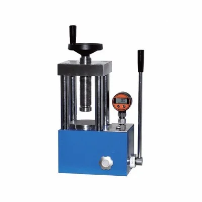 Lab 5T Manual Hydraulic Press for Powder Pressing with Optional Mold Size