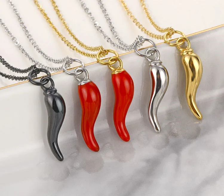 Delicate Lucky Pepper Jewelry Small Italian Horn Pendant Necklace Buy
