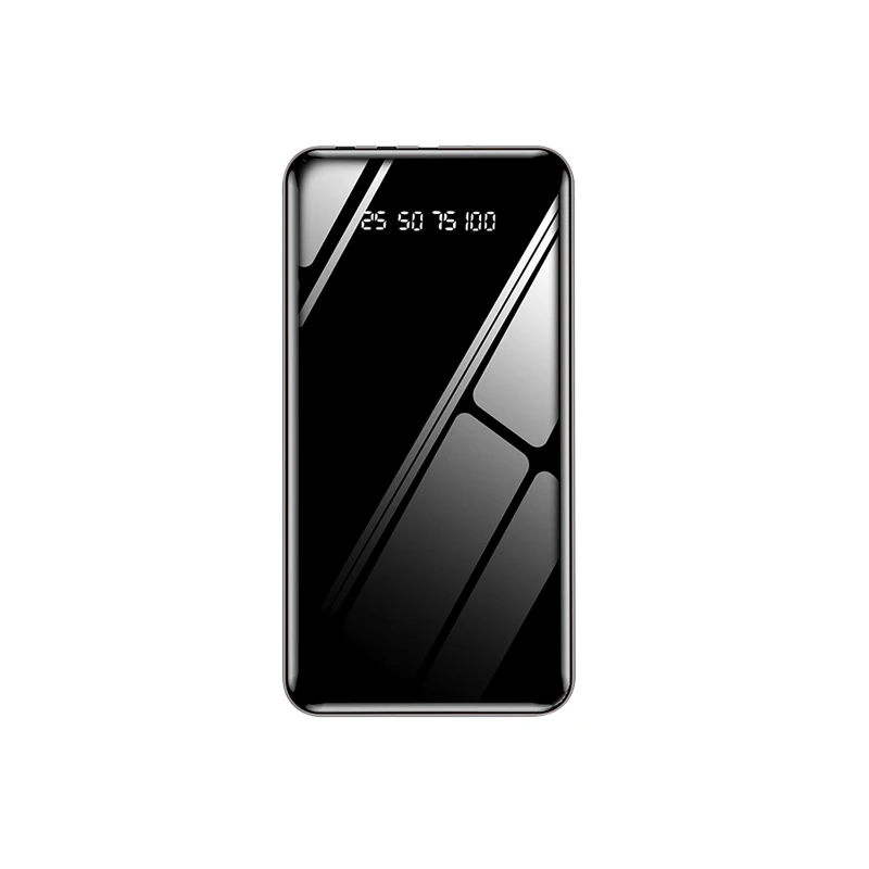 Тонкий Пользовательский логотип батарея Внешний аккумулятор 20000 мАч Мощность банк Акция зарядное устройство 20000 мАч банки питания для наушников