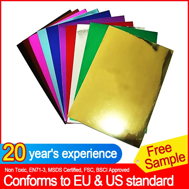 Metallic Foil Paper 12 Sheets 8.5 x 11 Fuchsia