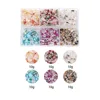 6-compartment mixed glass and gravel set, style 01