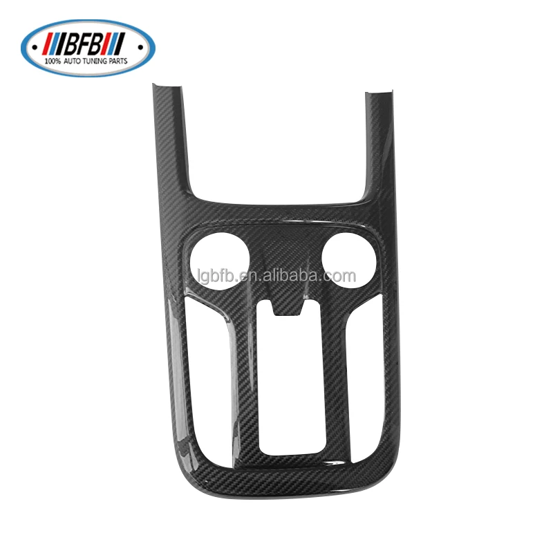 13pcs Dry Carbon Fiber Interior Accessories Dashboard Cover Door Panels