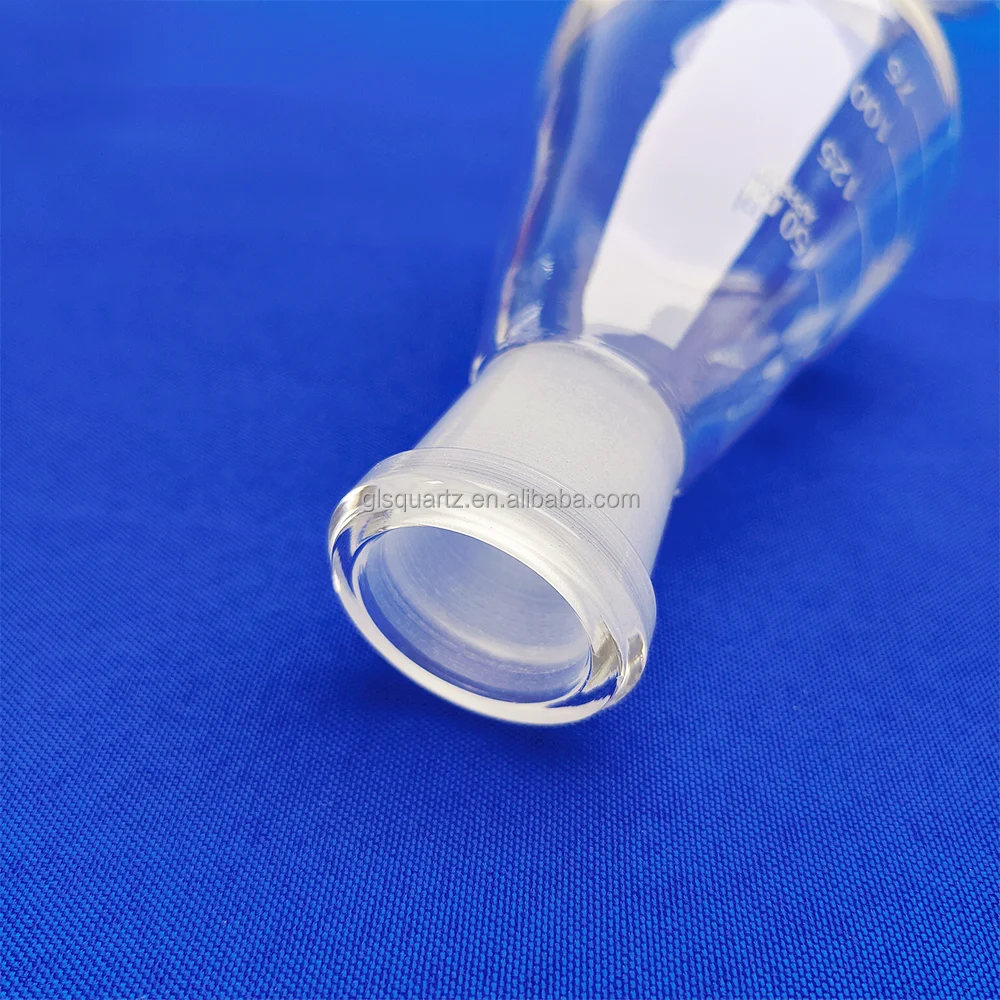 GLS Manufacture Lab Glassware Erlenmeyer Flask Borosilicate Glass Conical Flask With Stopper