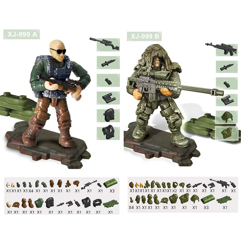 スペシャルフォース アーミーコマンド SWAT 2インチミニアクション