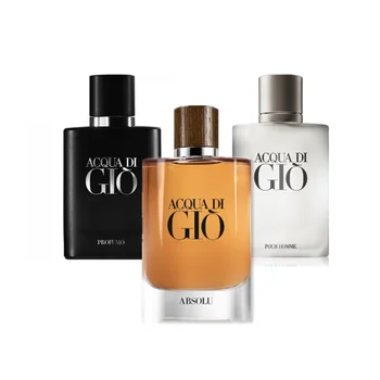 3 Types Brand Perfume Set 30ml Body Spray Original Gift Set Box Acqua ...